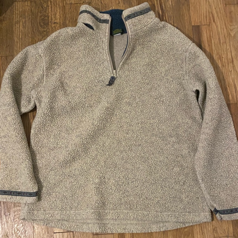 Sherpa vintage quarter zip